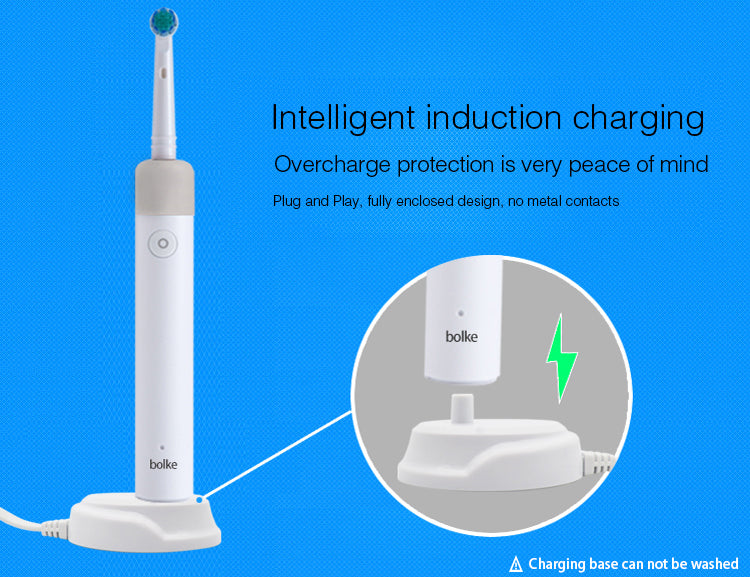 Mericonn TB1033 Rechargeable Electric Toothbrush Three Model, Grey