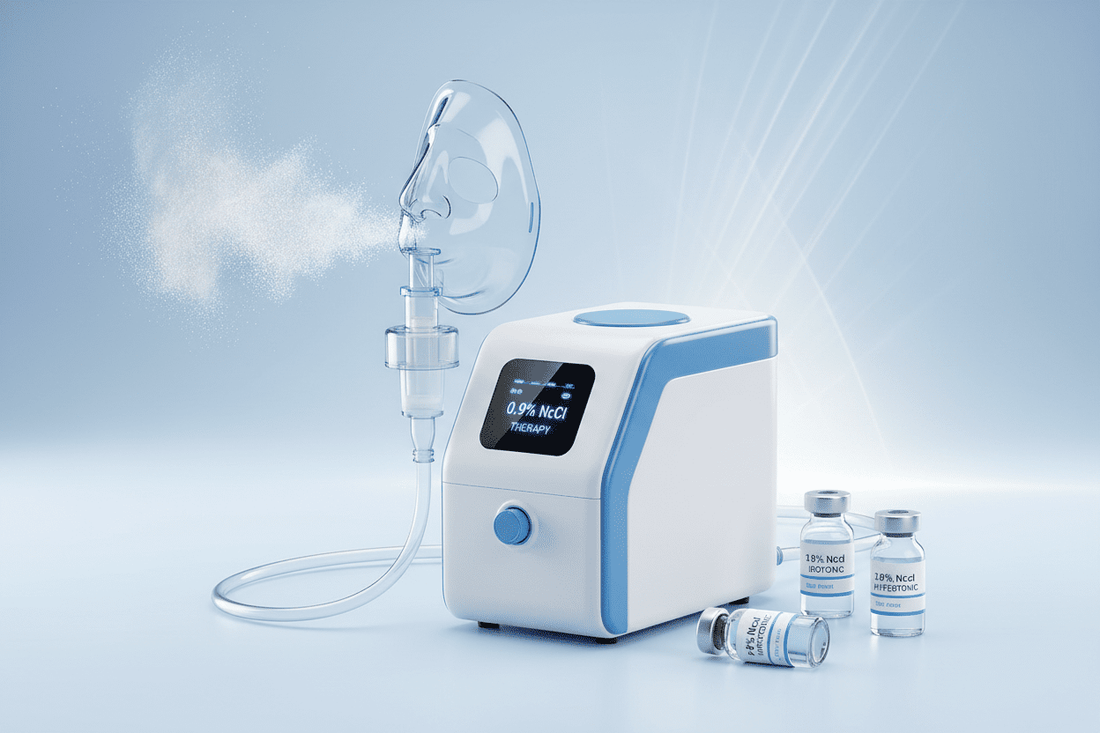A sodium chloride (NaCl) nebulizer - Portable Nebulizer Story