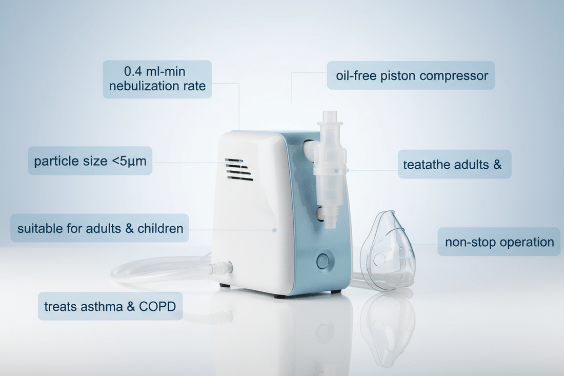 eolo nebulizer- Children's Nebulizers - Suitable for Adults and Children with Asthma and Respiratory Diseases - Portable Nebulizer Story
