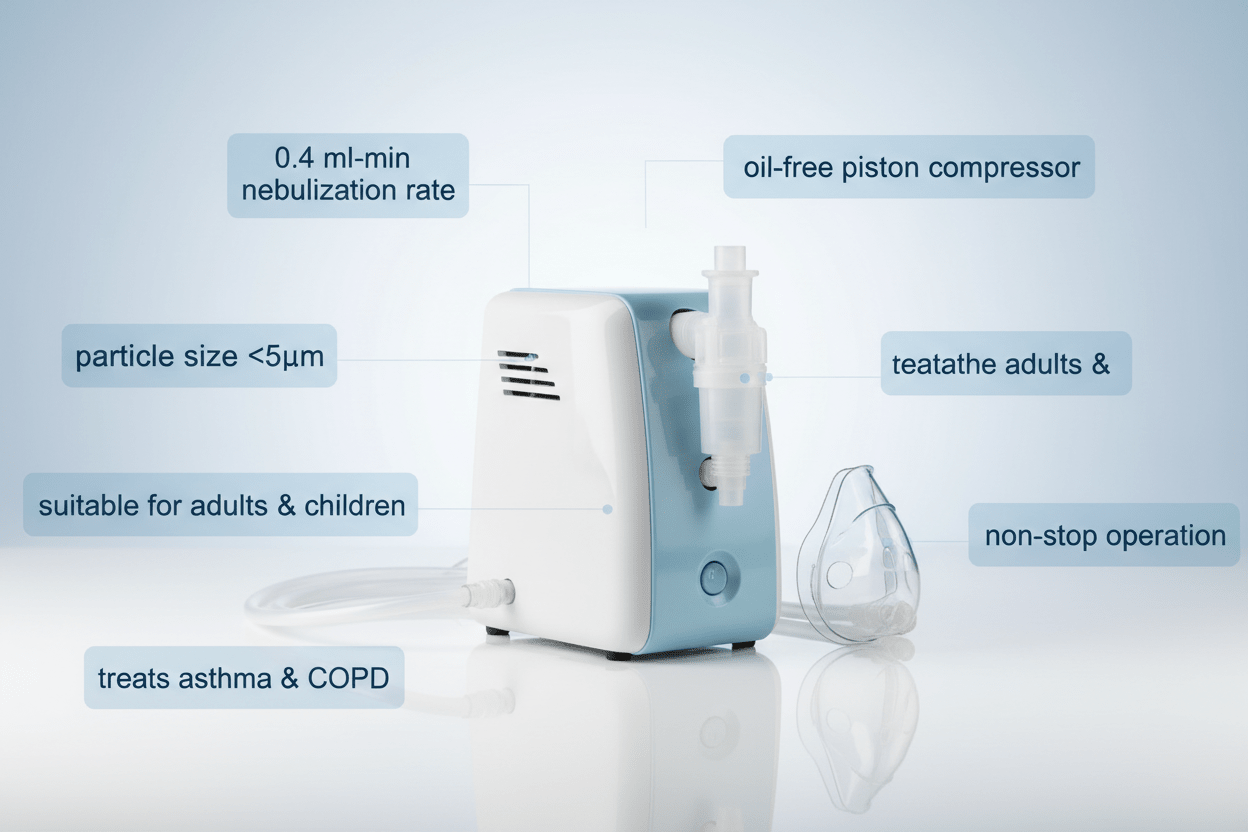 eolo nebulizer- Children's Nebulizers - Suitable for Adults and Children with Asthma and Respiratory Diseases - Portable Nebulizer Story