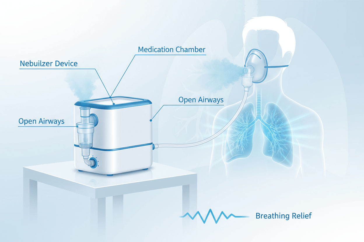 ipramol nebulizer- Children's Nebulizers - Suitable for Adults and Children with Asthma and Respiratory Diseases - Portable Nebulizer Story