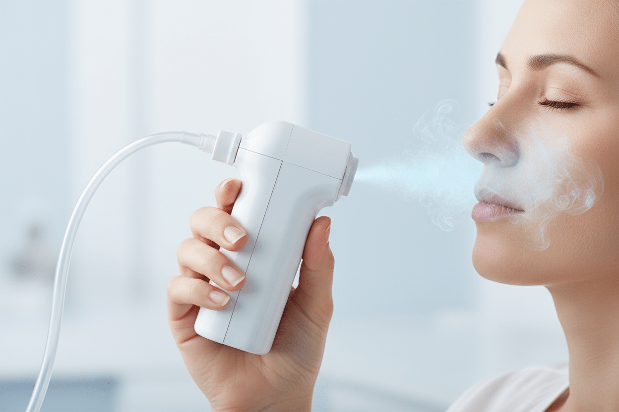 nebulizer for blocked nose- Mesh Nebulizers - Suitable for Adults and Children with Asthma and Respiratory Diseases - Portable Nebulizer Story