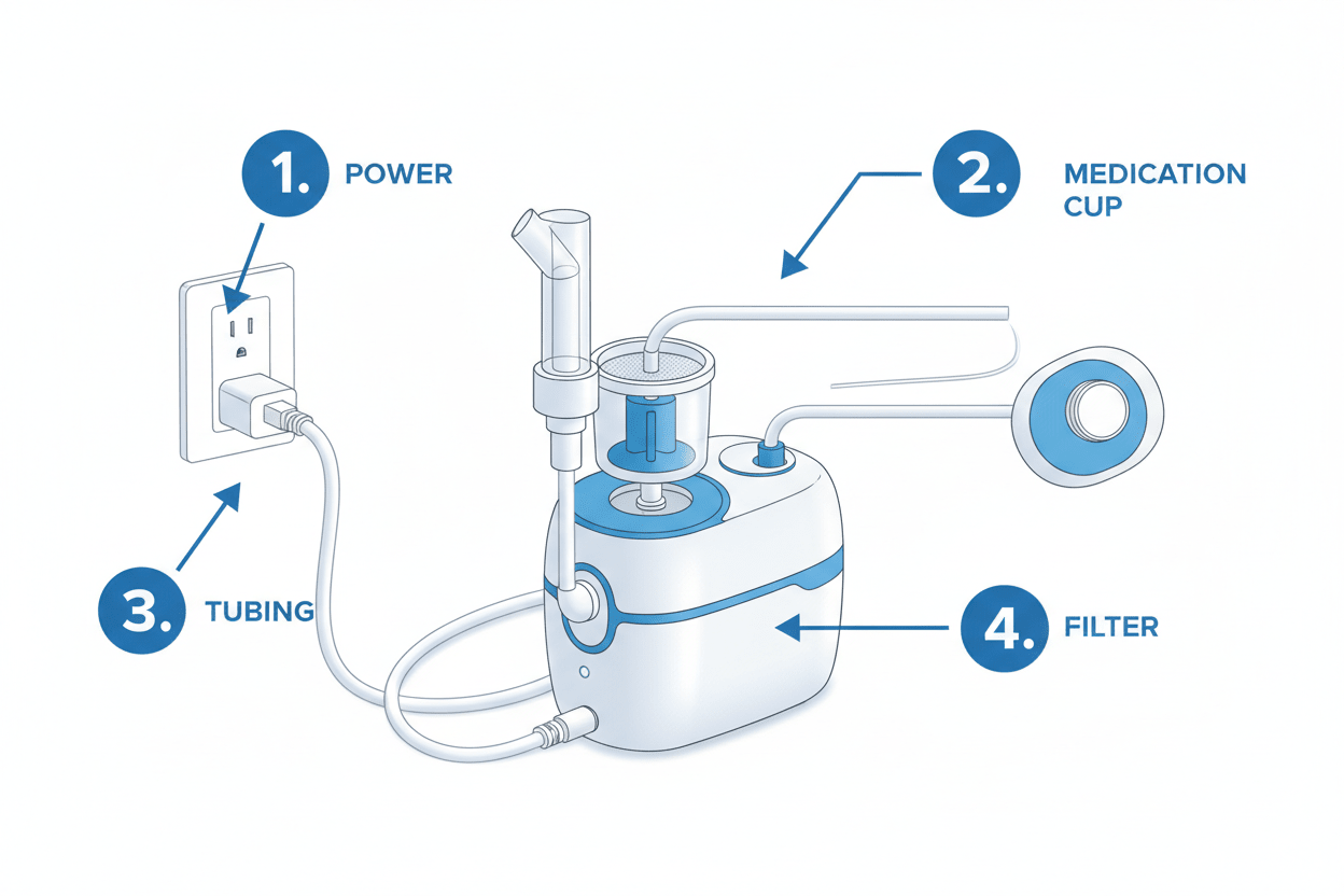 nebulizer not blowing mist- Mesh Nebulizers - Suitable for Adults and Children with Asthma and Respiratory Diseases - Portable Nebulizer Story