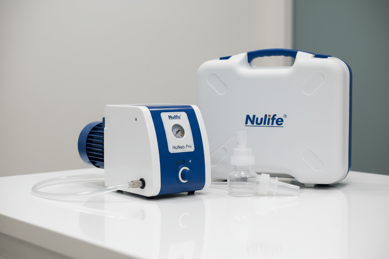 nuneb pro piston type- Nebulizers for Adults and Children - Suitable for Asthma and Respiratory Diseases - Portable Nebulizer Story