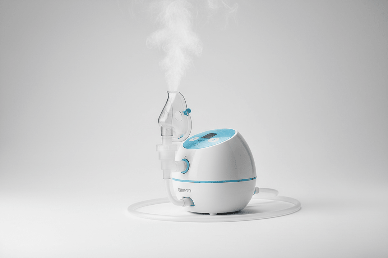 omron comp- Mesh Nebulizers - Suitable for Adults and Children with Asthma and Respiratory Diseases - Portable Nebulizer Story