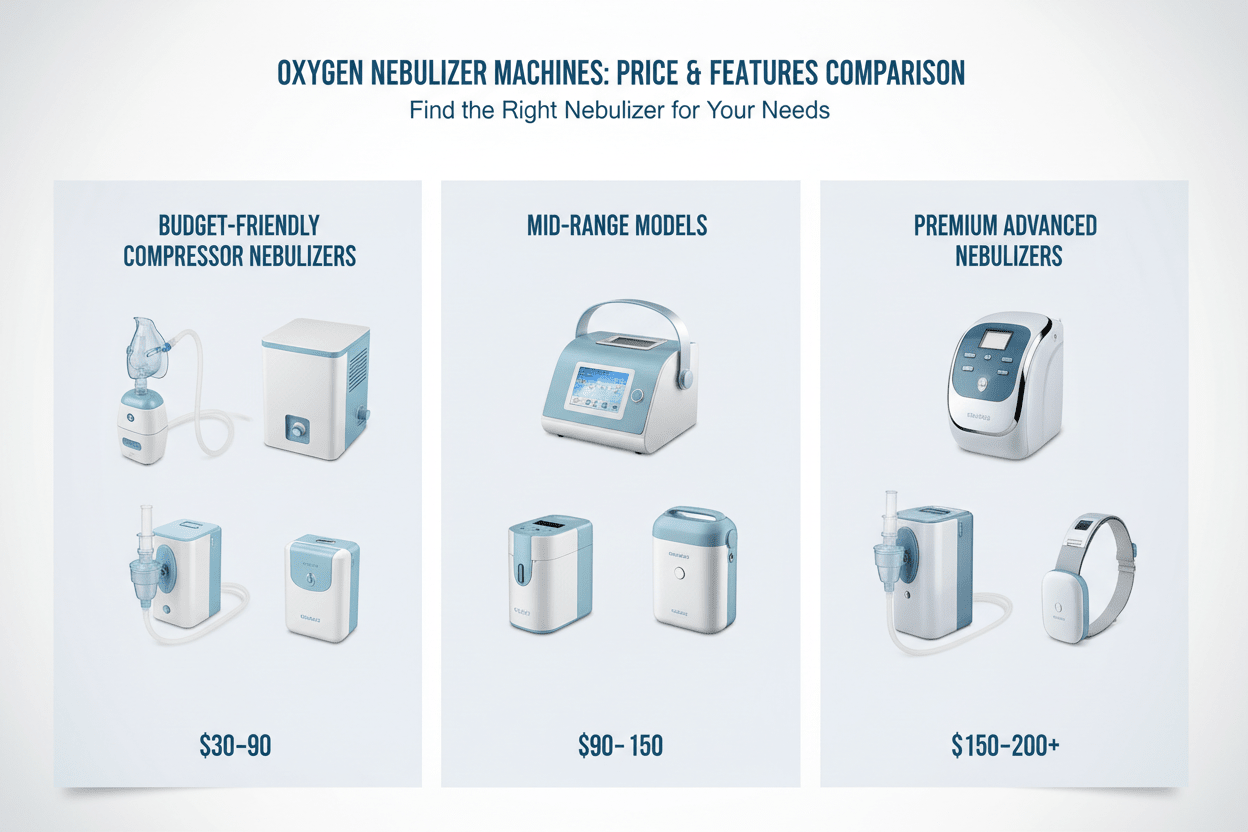 oxygen nebulizer price- Nebulizers for Adults and Children - Suitable for Asthma and Respiratory Diseases - Portable Nebulizer Story