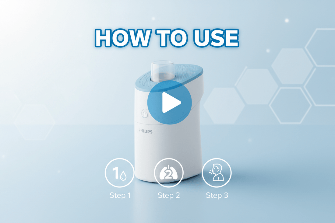 Philips Home Nebulizer How to Use vedio
