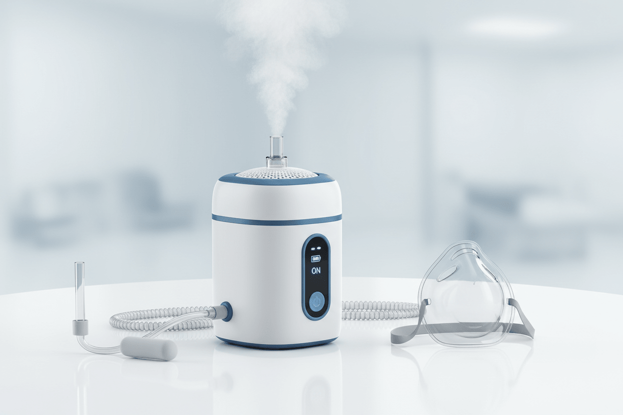 polymed nebulizer- Adult Nebulizers - Suitable for Adults and Children with Asthma and Respiratory Diseases - Portable Nebulizer Story