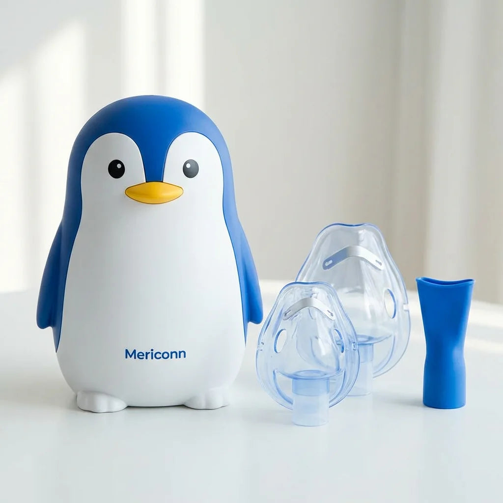 Mericonn Penguin Nebulizer Accessories - Pediatric Masks and Mouthpiece