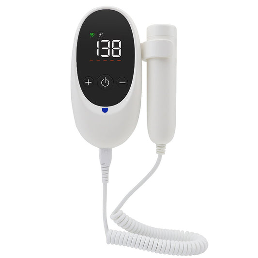 Mini Doppler, Detect and Display Fetal Heart Rate FD500 for Home Use
