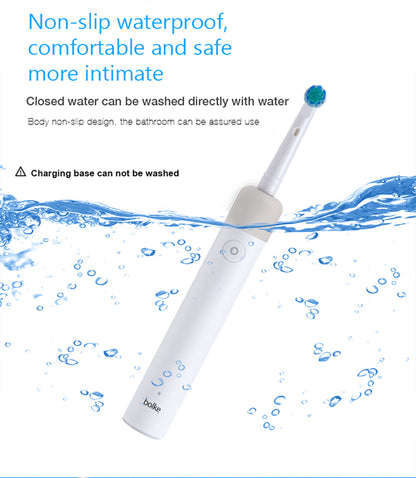 Mericonn TB1033 Rechargeable Electric Toothbrush Three Model, Grey