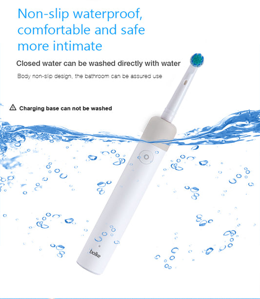 Mericonn TB1033 Rechargeable Electric Toothbrush Three Model, Grey