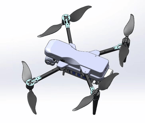 Action 3T Combo Drone/ Basic Drone Enterprise with Thermal Camera 45 - min Max Flight Time UAV - Portable Nebulizer Story