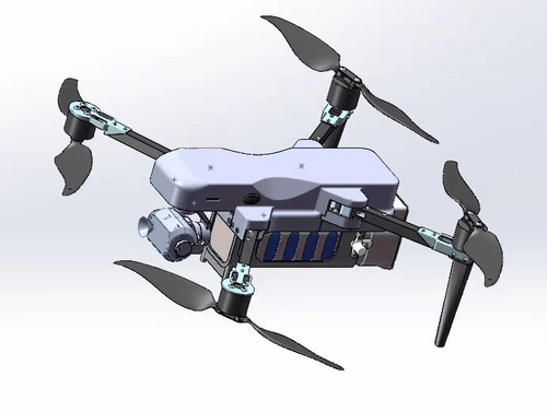 Action 3T Combo Drone/ Basic Drone Enterprise with Thermal Camera 45 - min Max Flight Time UAV - Portable Nebulizer Story